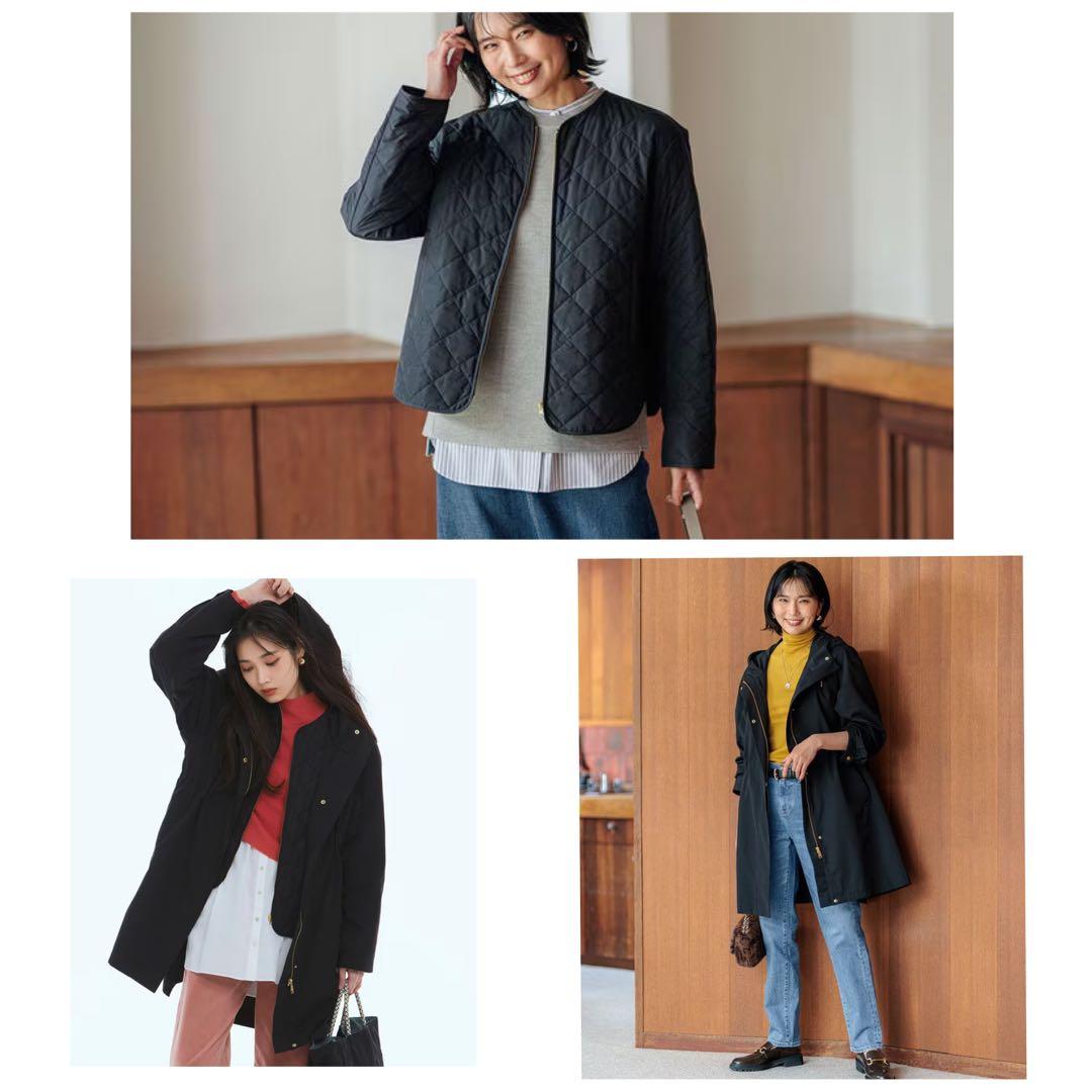 極美品 2024AW 23区 ライナー付き マルチウェイアウター 撥水加工洗える