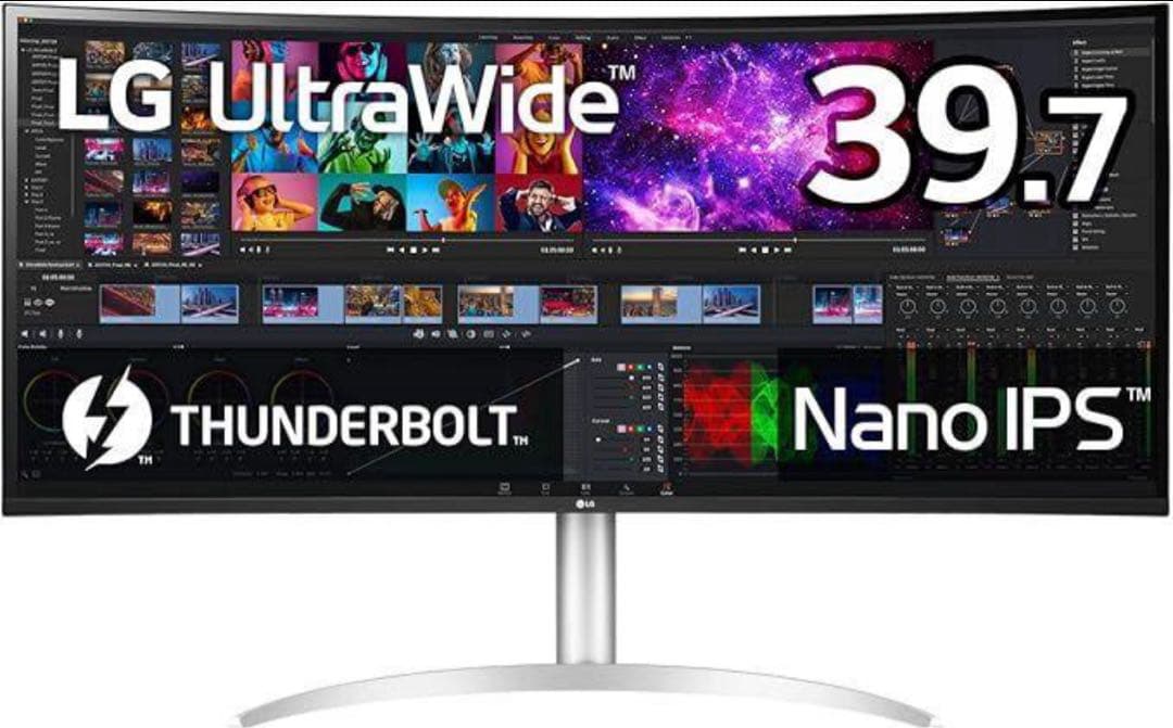 [新品未開封】 LG 39.7型 5K2Kモニター IPS 40WP95C-W