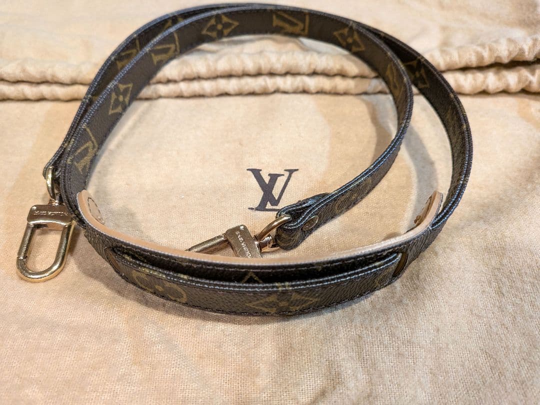 Louis Vuitton モノグラム レザーショルダーストラップ▲△