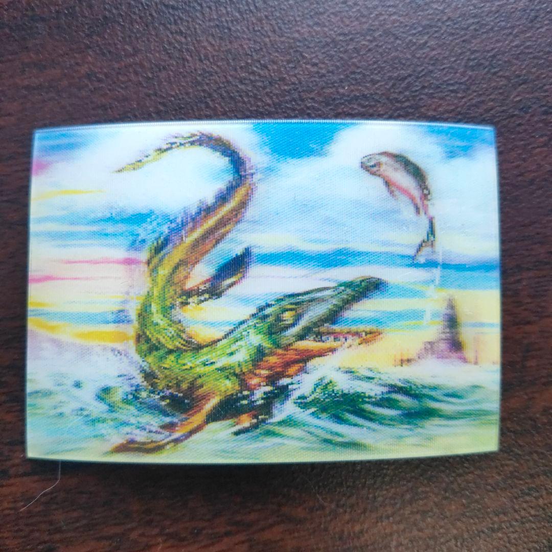 明治 昭和レトロ 超立体3Dカード 怪物ワールド　恐竜