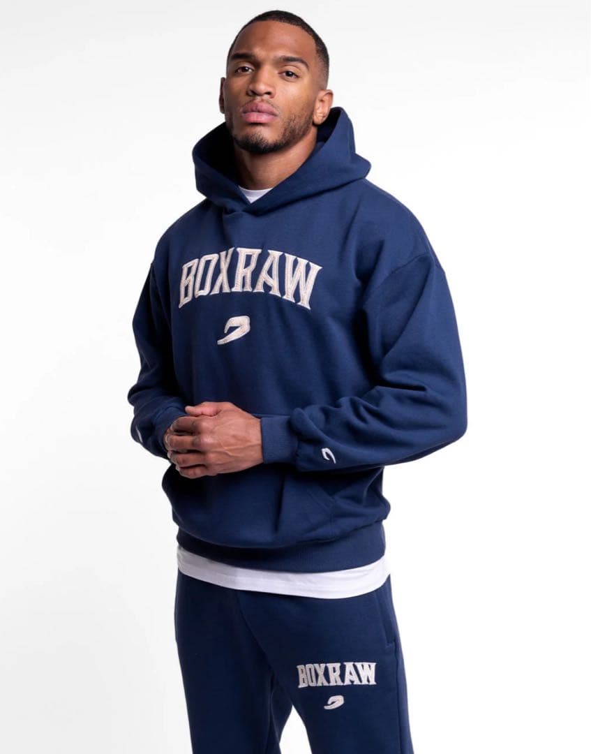 boxraw hoodie セットアップ ミッドナイトネイビー