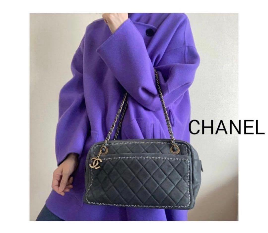 P*n様 極美品♡CHANEL マトラッセ　チェーンバッグ　ワイルドステッチ
