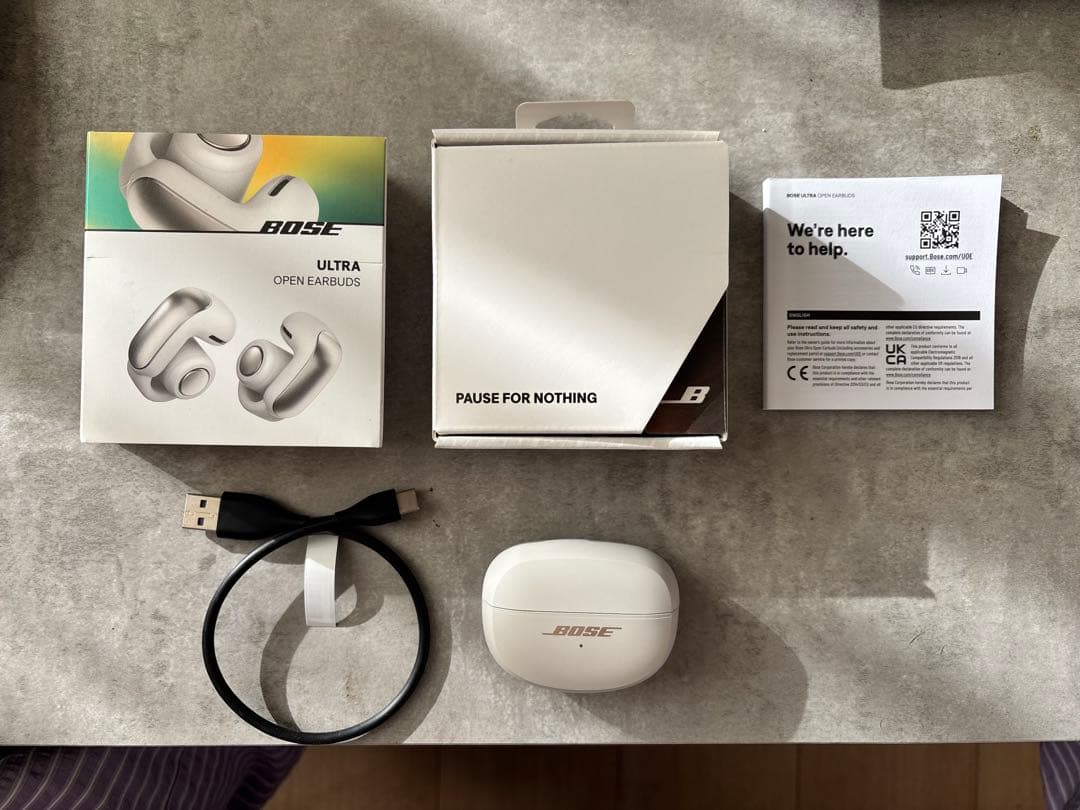 片耳 BOSE Ultra Open Earbuds ホワイト