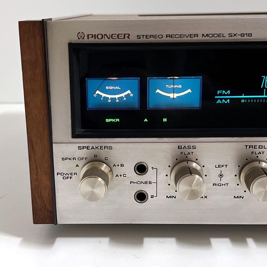 【稀少】 Pioneer SX-818 ステレオレシーバー プリメインアンプ