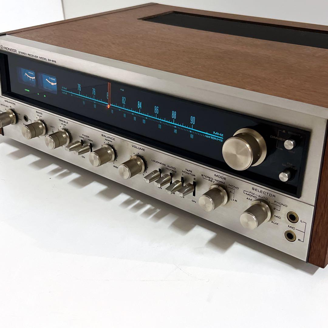 【稀少】 Pioneer SX-818 ステレオレシーバー プリメインアンプ