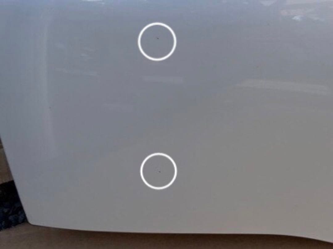 トヨタハイエース200系3型ワイド パールホワイトボンネット