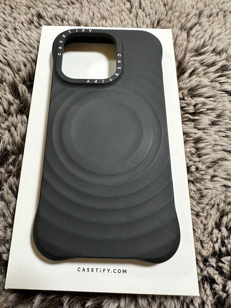 CASETiFY ブラック シリコン ケース