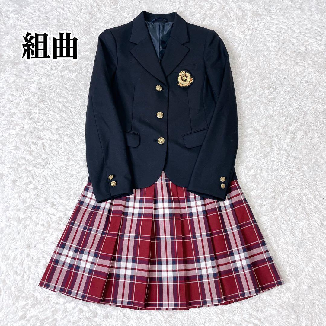 美品✨️ 組曲 KUMIKYOKU 金ボタン ジャケット スカート セットアップ