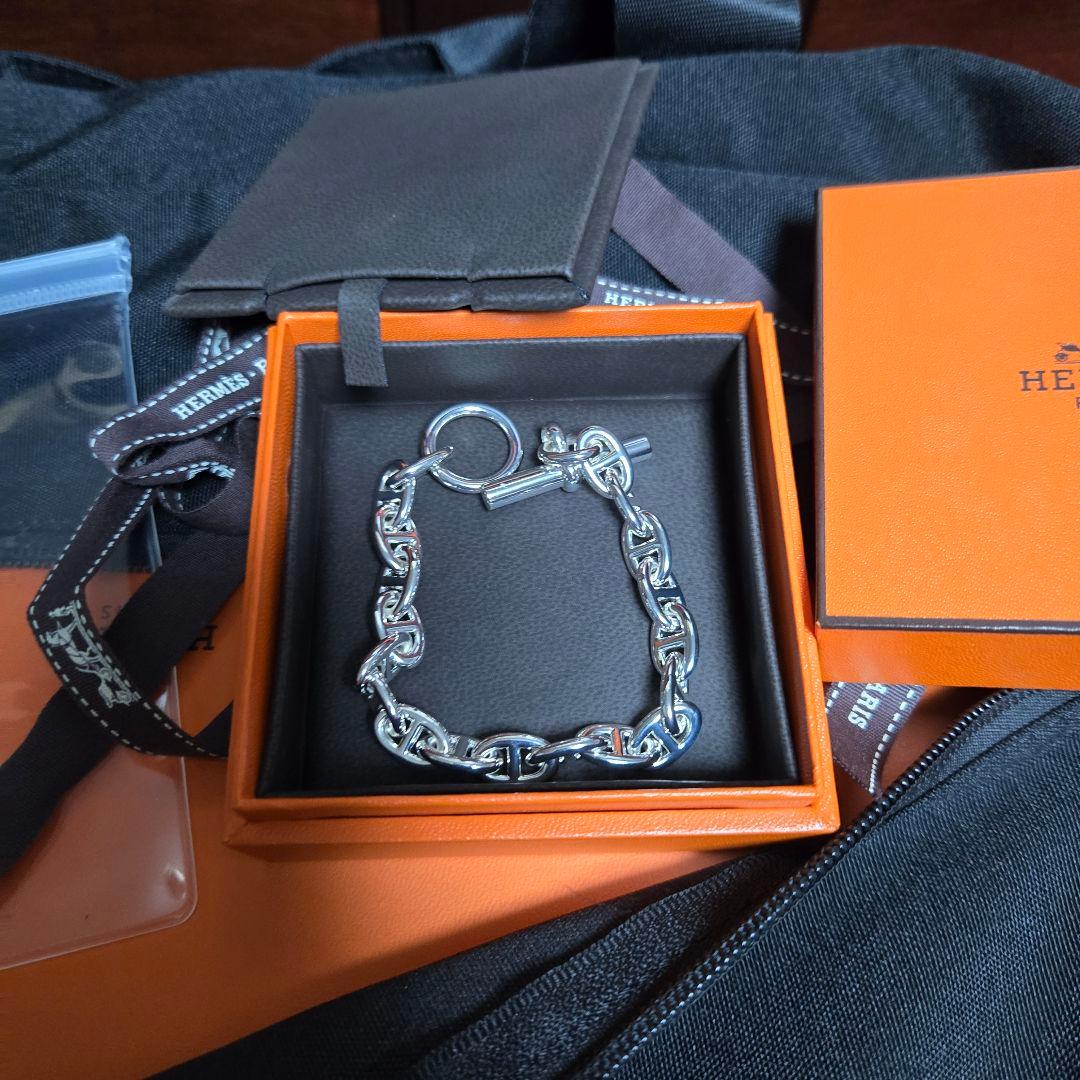 HERMES シェーヌダンクル　ブレスレット　PM 19コマ　新品未使用