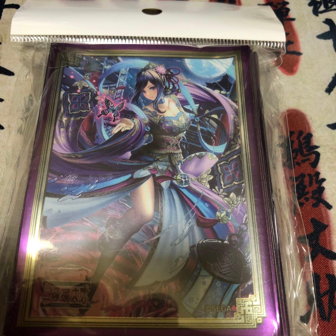 三国志大戦tcg 劉曼 スリーブ　宴