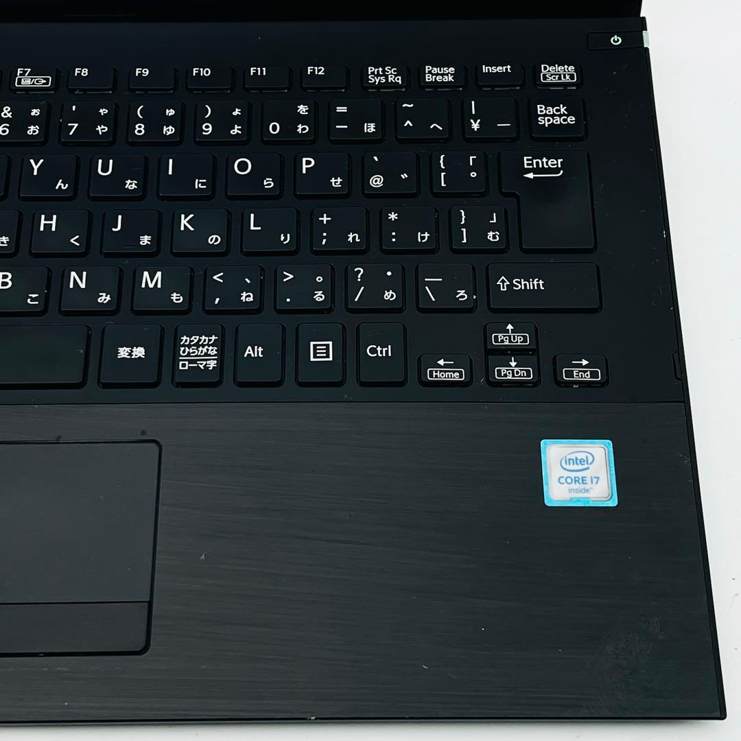 VAIO Core i7 8GB ノートパソコン Windows11 オフィス