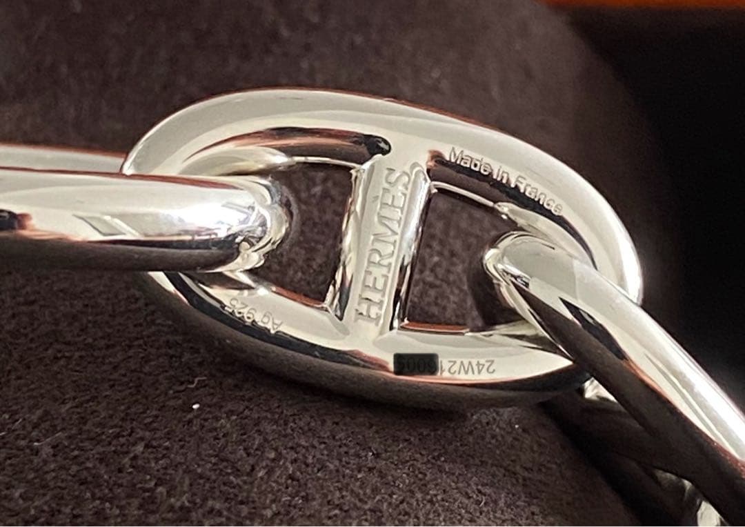 【新品未使用】HERMES エルメス シェーヌダンクル GM 13ブレスレット