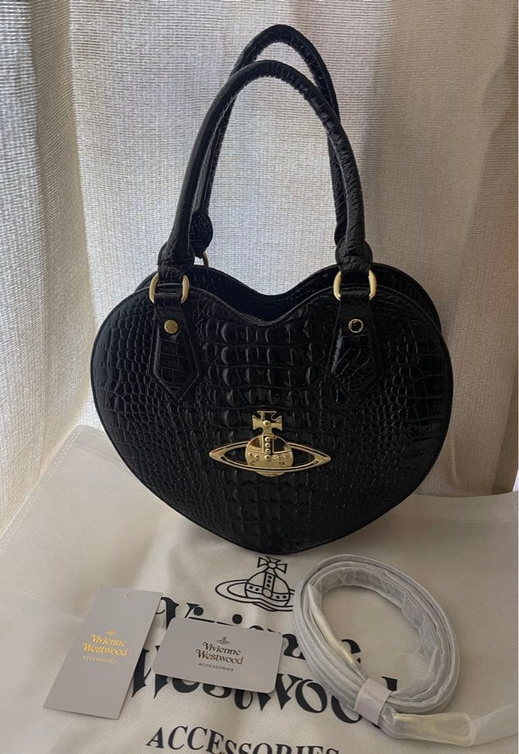 Vivienne Westwood ハート型ハンドバッグ　2wayショルダー美品