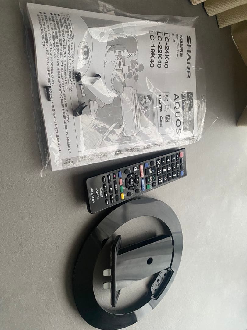 SHARP LC-24K40 液晶テレビ 2016年製