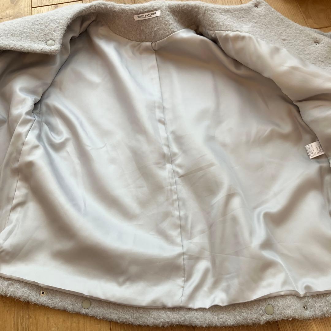 ブークレ ノーカラーブルゾン　BEAUTY&YOUTH ユナイテッドアローズ