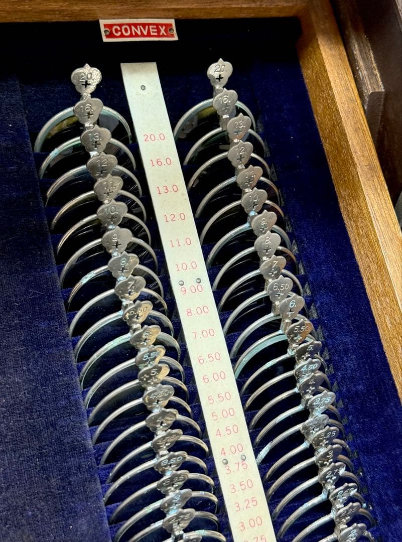 希少 流通無し アンティーク 試験 検眼 トライアルレンズセット