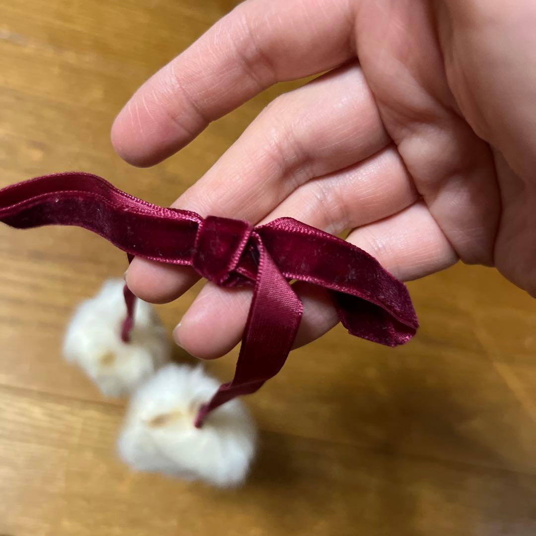 LIZLISA テディベア ワンピース BOOK リボン クリスマス