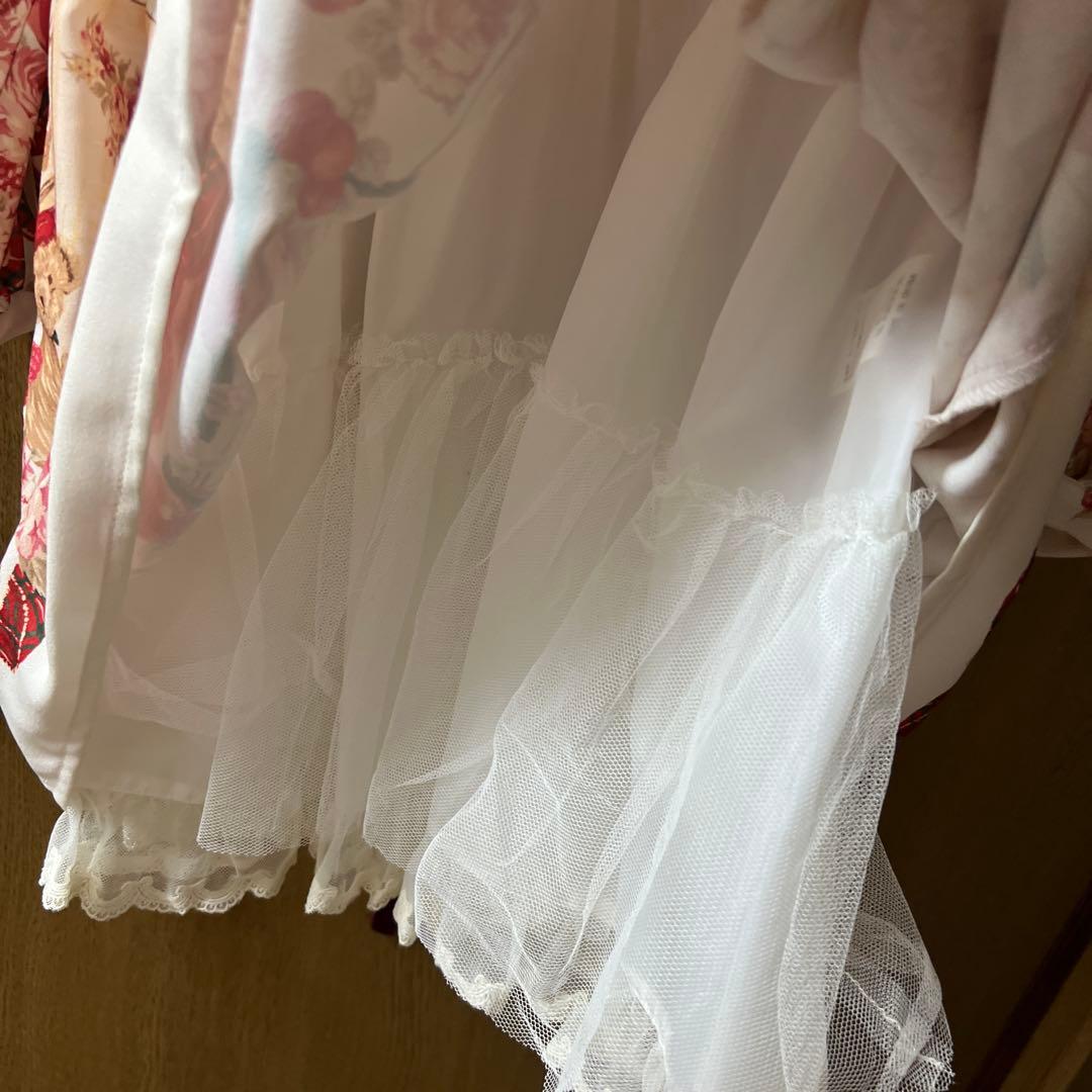 LIZLISA テディベア ワンピース BOOK リボン クリスマス