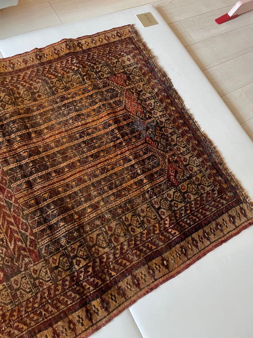 g*a様 ヴィンテージラグ　約135✖️92〜98