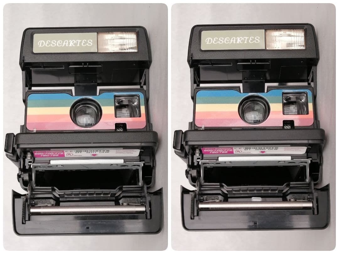 激レア　未使用ポラロイドカメラ　デカルト