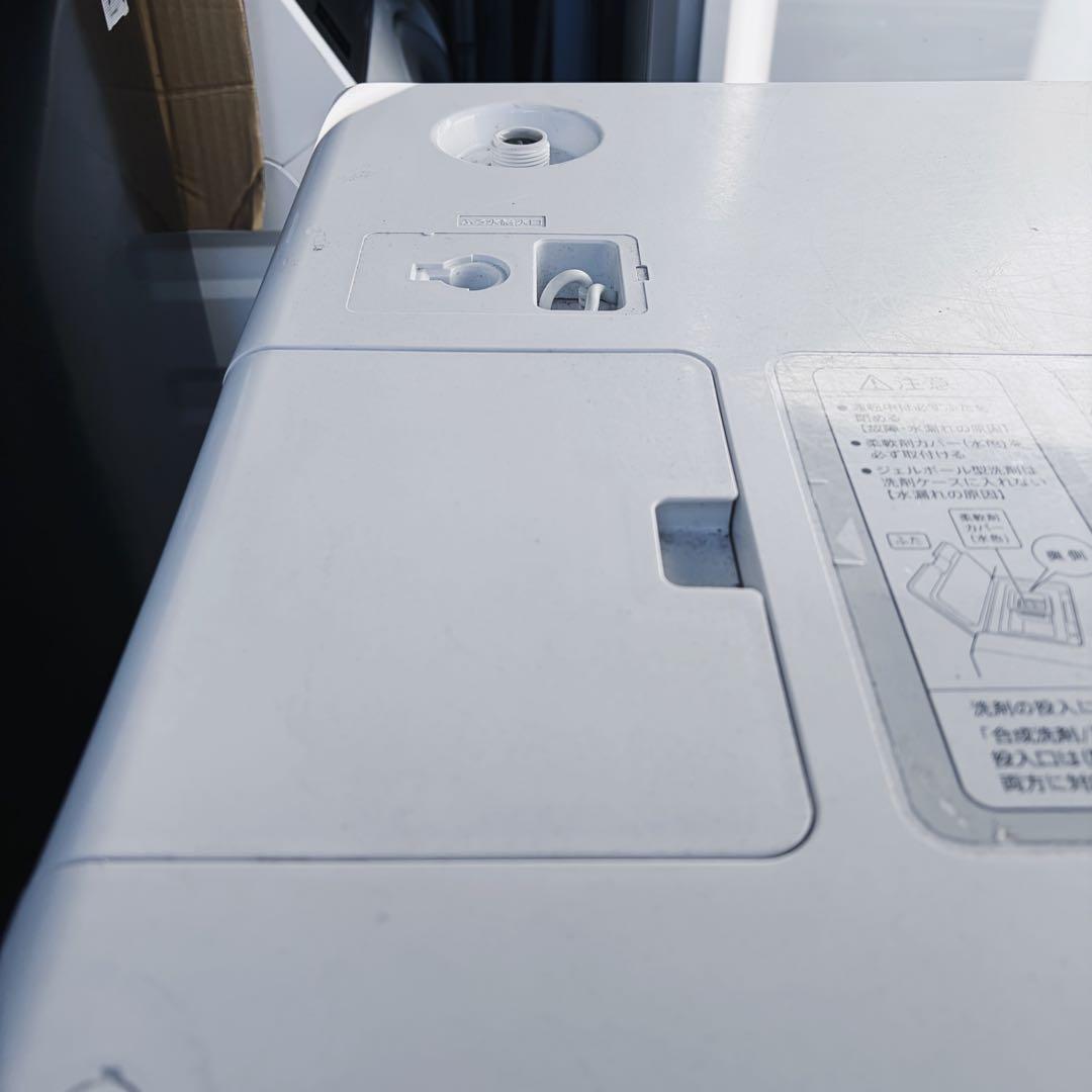 67運搬取付無料！シルバー純正SHARP左開きドラム式乾燥洗濯機！完動品超美品！