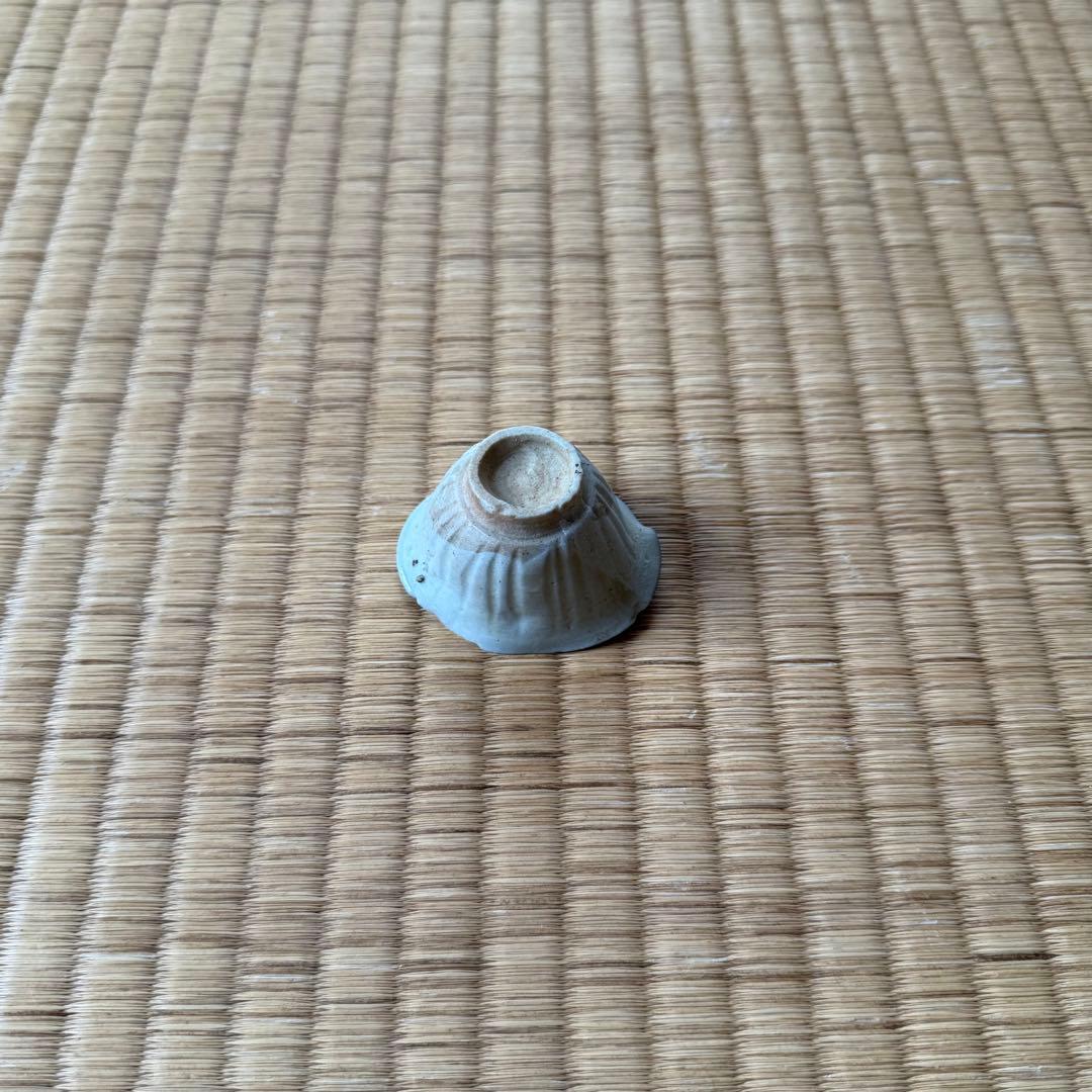 初期伊万里 鎬文 盃 ぐい呑み 江戸時代 陶片 古唐津 古伊万里 古美術