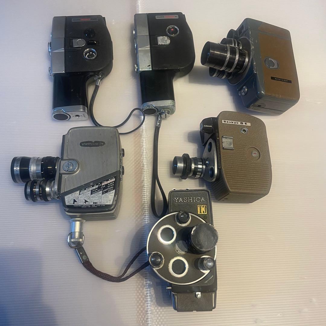 【ジャンク】fujica Yashica 8mmなど カメラセット 6点