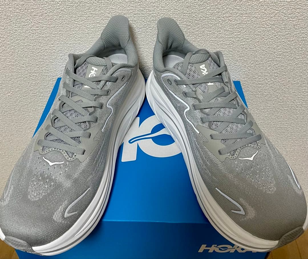ワ*イ様 HOKA CLIFTON10 クリフトン10グレー28.5CM