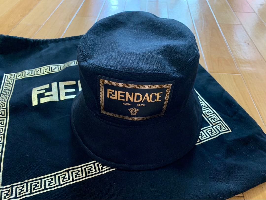 FIENDACE バケットハット 黒　60 Lサイズ