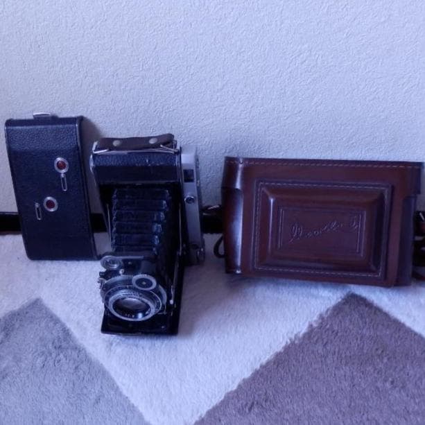 ❤️動作品❤️旧ソ連製❤️mockba-5★モスクワ５型★蛇腹カメラ★当時物