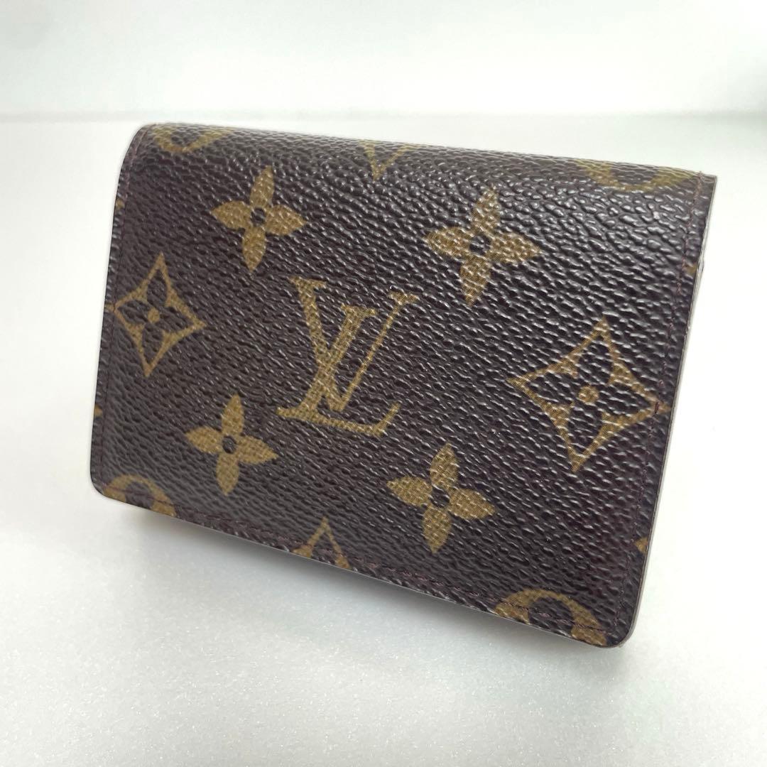 【もへじ】ルイヴィトン　名刺入れ　ダミエ柄
