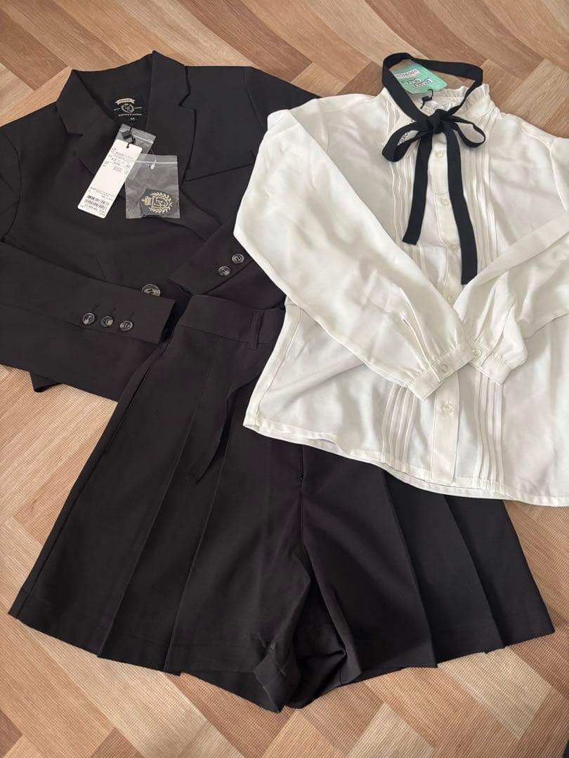 新品！150 ラブトキシック　ジャケット　ショートパンツ　セットアップ　シャツ