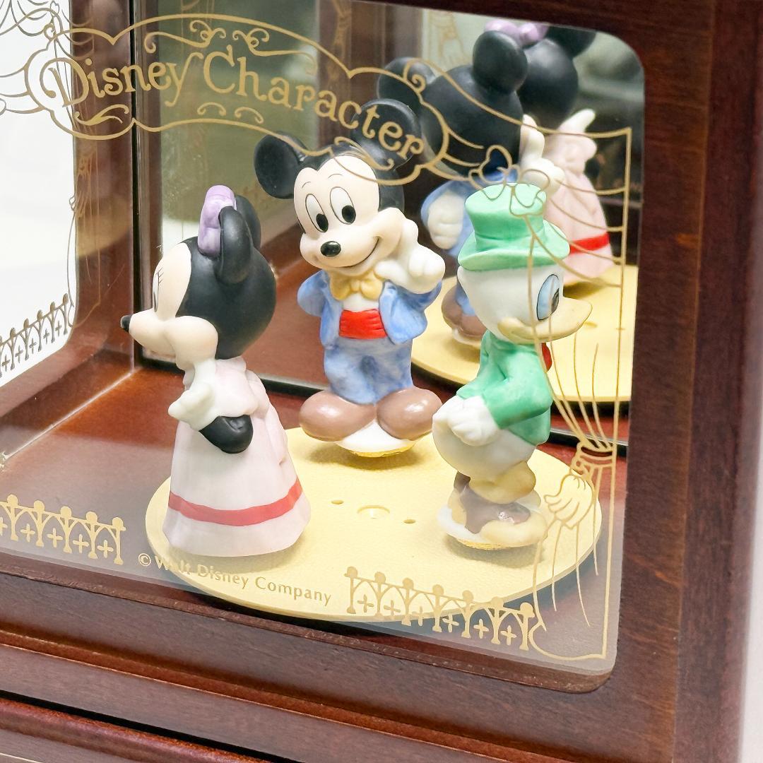 希少品 ディズニーキャラクター オルゴール 木製