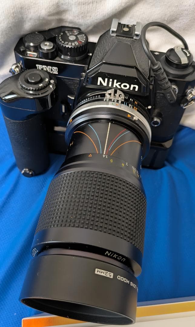 美品 Nikon FM2 黒色 確認済 35-105mm+MD-12+MF-12
