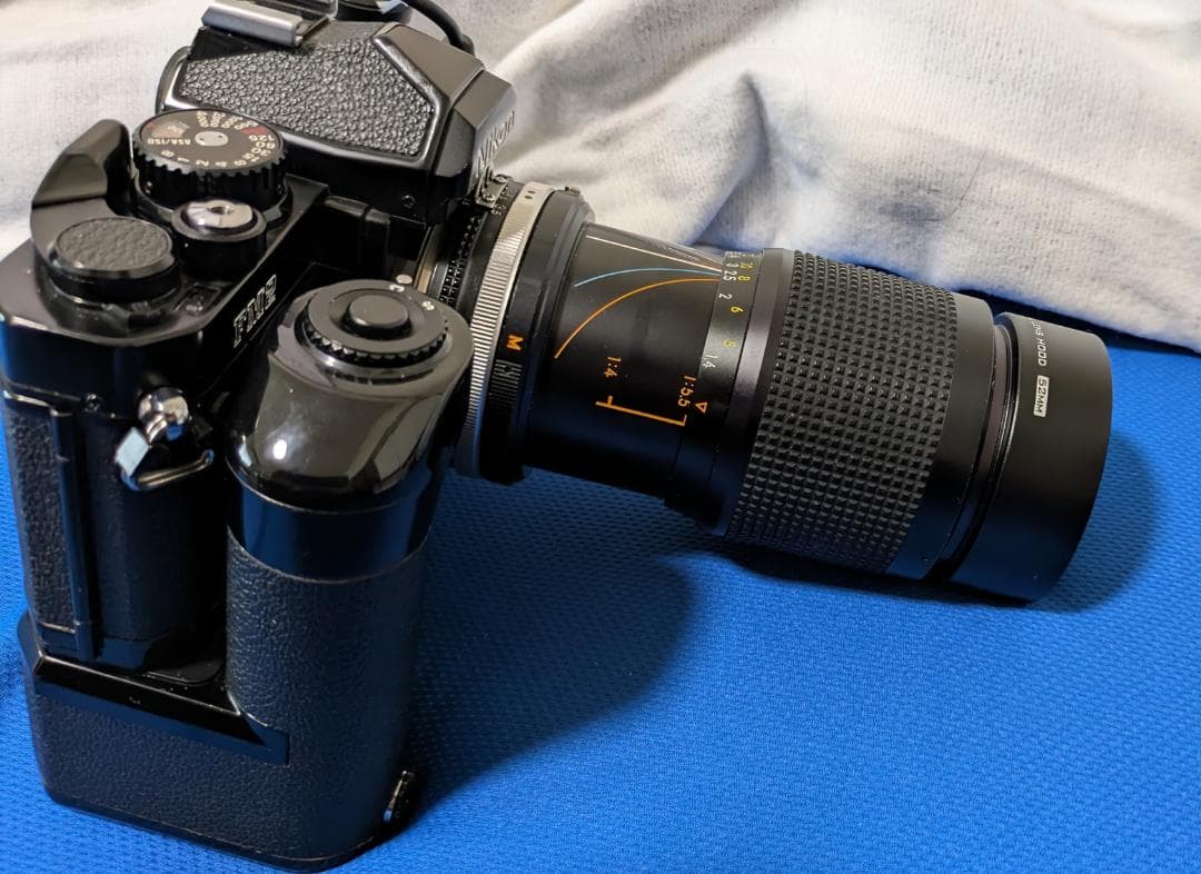 美品 Nikon FM2 黒色 確認済 35-105mm+MD-12+MF-12
