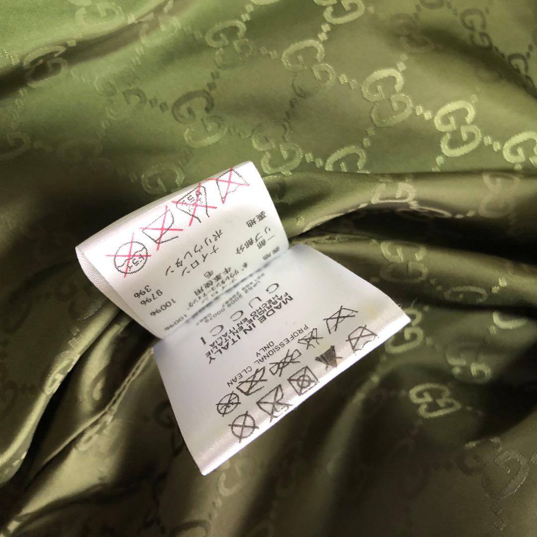 09SS GUCCI グッチ レザー ナイロン ジャケット archive