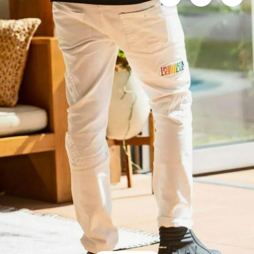 ［新品未開封］ホワイトデニム USB-23001 XLsize