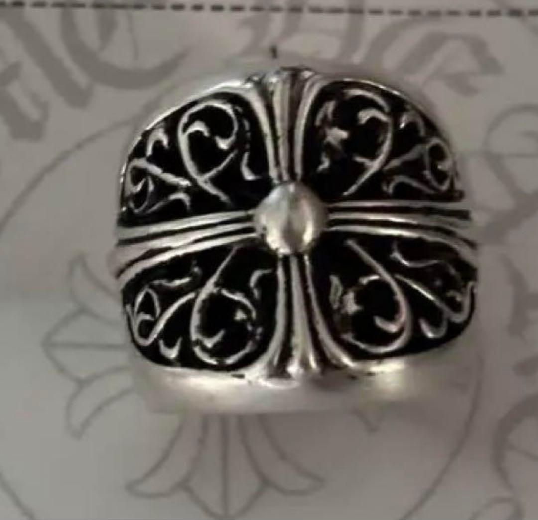 E*X様 クラッシックオーバルクロス　925シルバーリング サイズ19から２０号