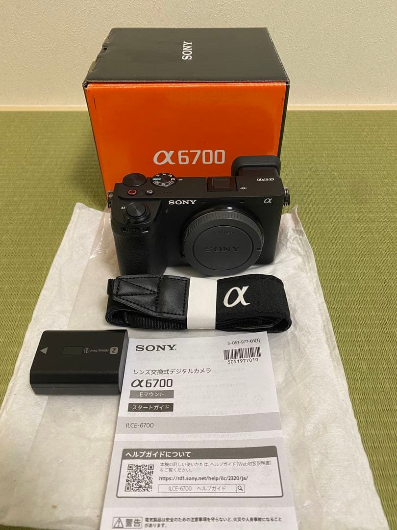 美品 SONY α6700 ショット数約4100回