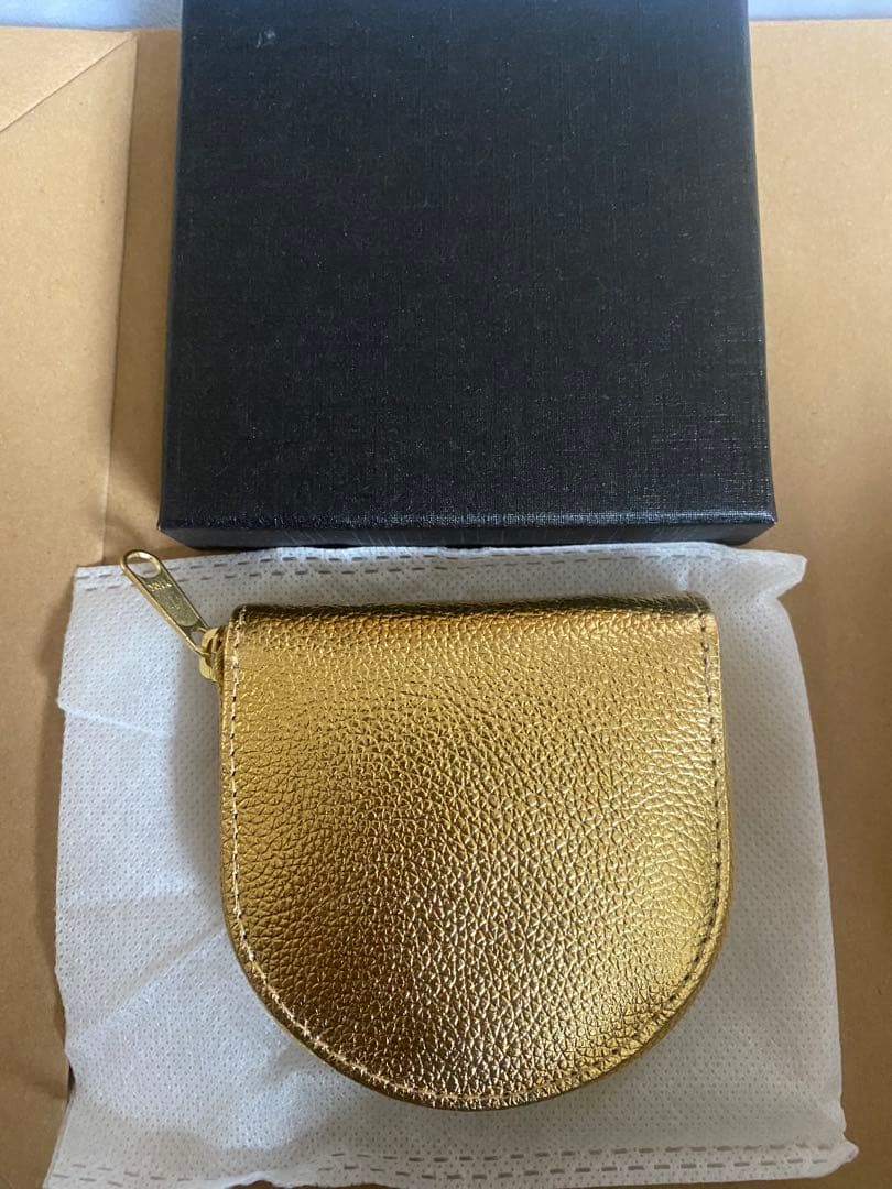値下げ‼️皇居財布　小銭入れ　ゴールド