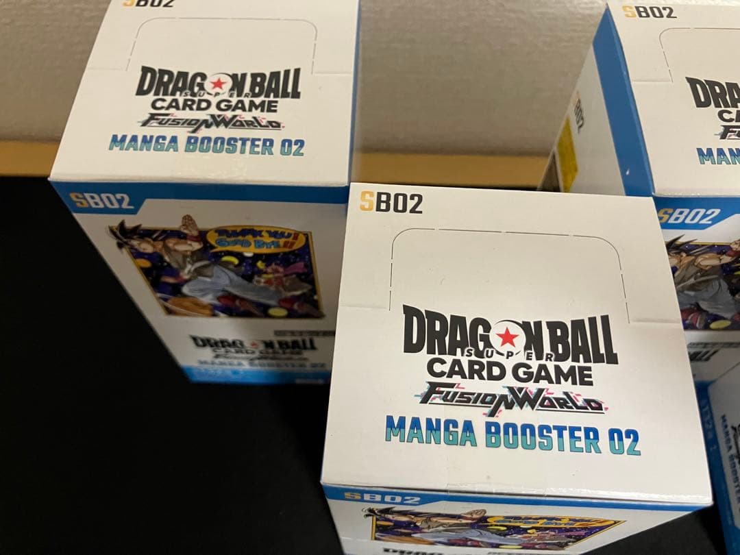 ドラゴンボールカードゲーム　MANGA BOOSTER 02 4BOX テープ有