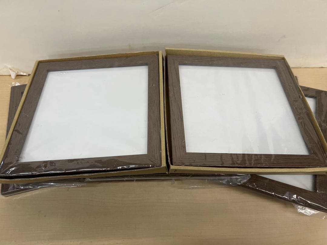 刺繍 パッチワーク 木製フレーム W-39 9個まとめ売り