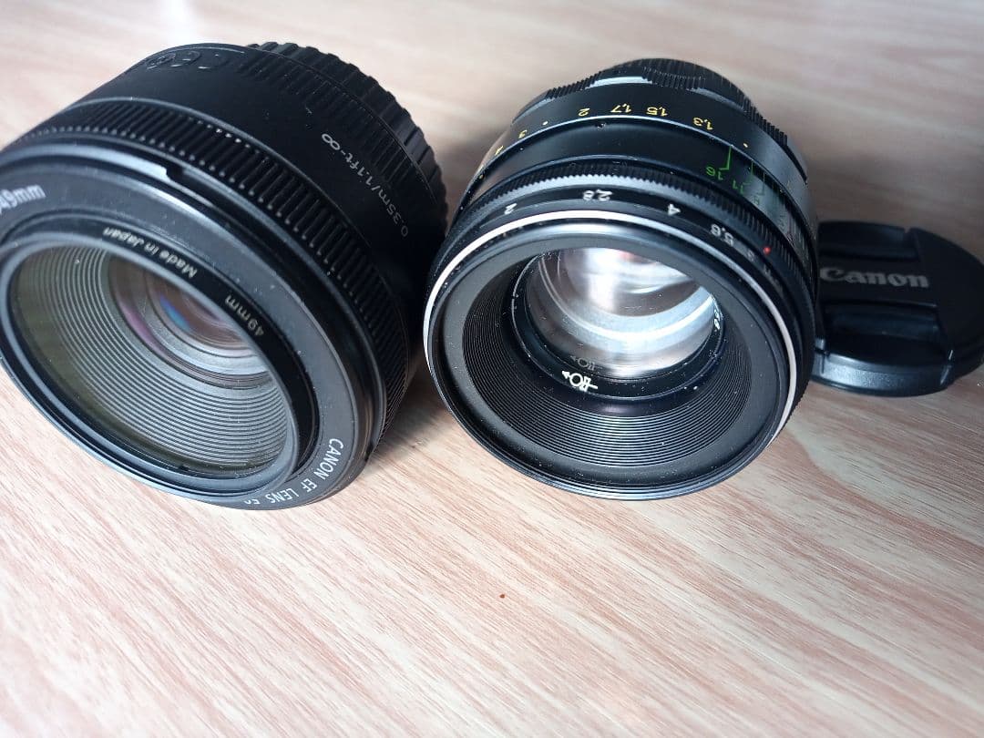 Canon EF50mm f1.8/ヘリオス44-2 58mm F2ロシアレンズ