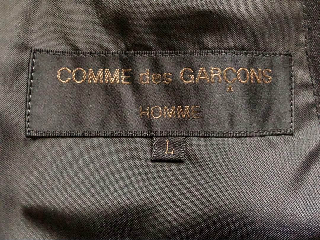 COMME des GARCONS HOMME ウールギャバセットアップネイビー