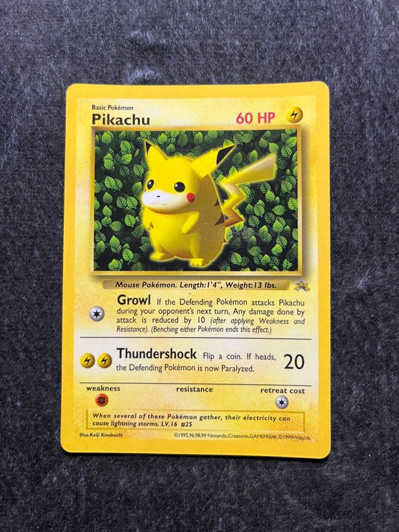 ポケカ/ポケモンカード/ピカチュウ/60HPプロモ/旧裏/英語