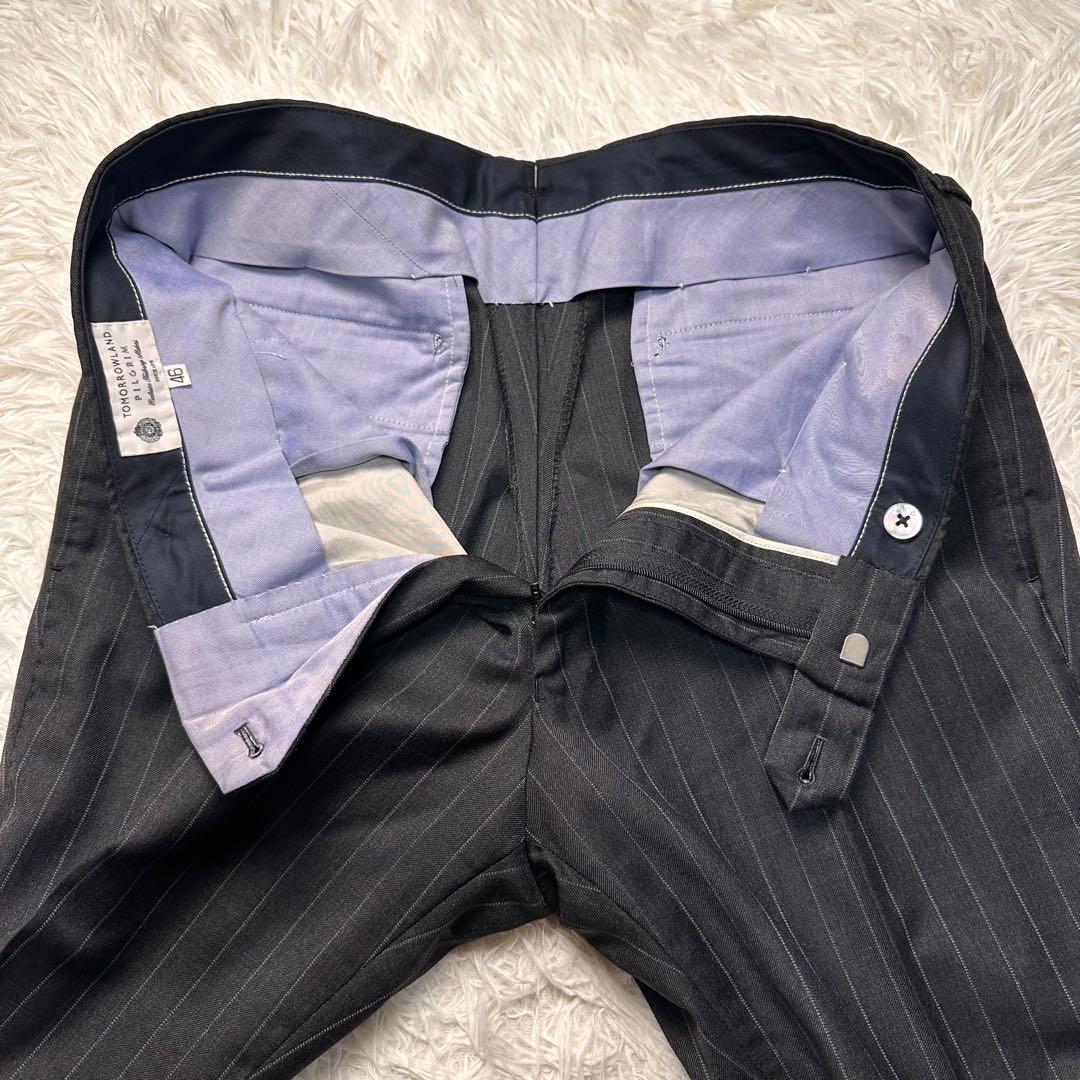 別注 美品 トゥモローランド ピルグリム×高級バルベラ セットアップ 総裏 46