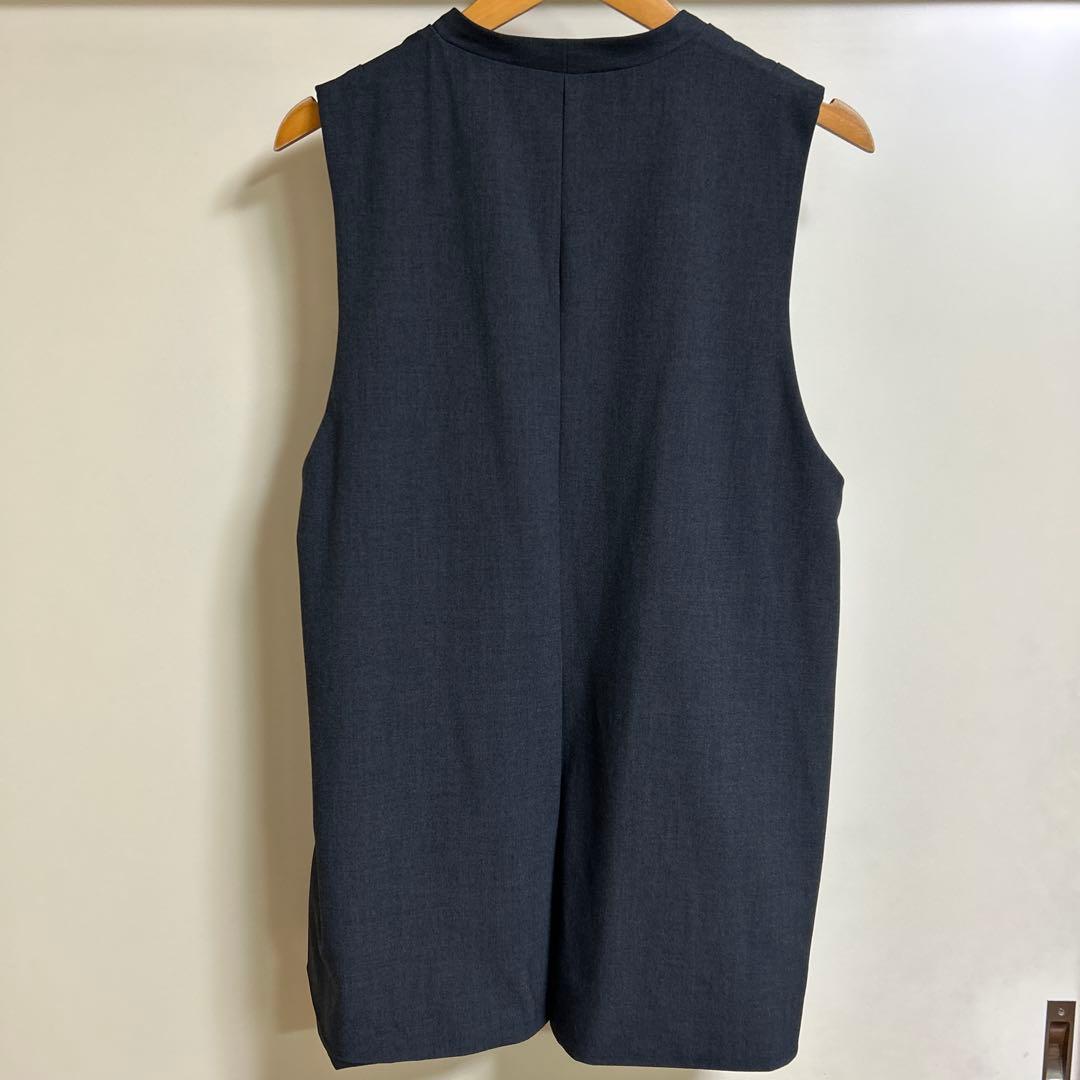 【siro de labonte シロ】ストレッチAラインノーカラー ベスト