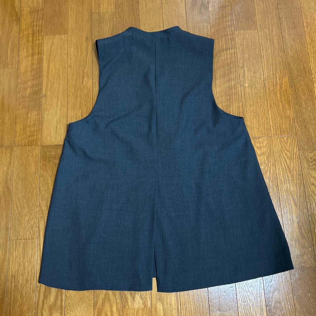 【siro de labonte シロ】ストレッチAラインノーカラー ベスト