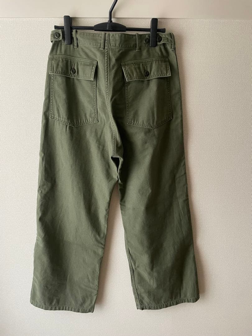 FRAMeWORK ミリタリースラブバックサテンベイカーパンツ　40