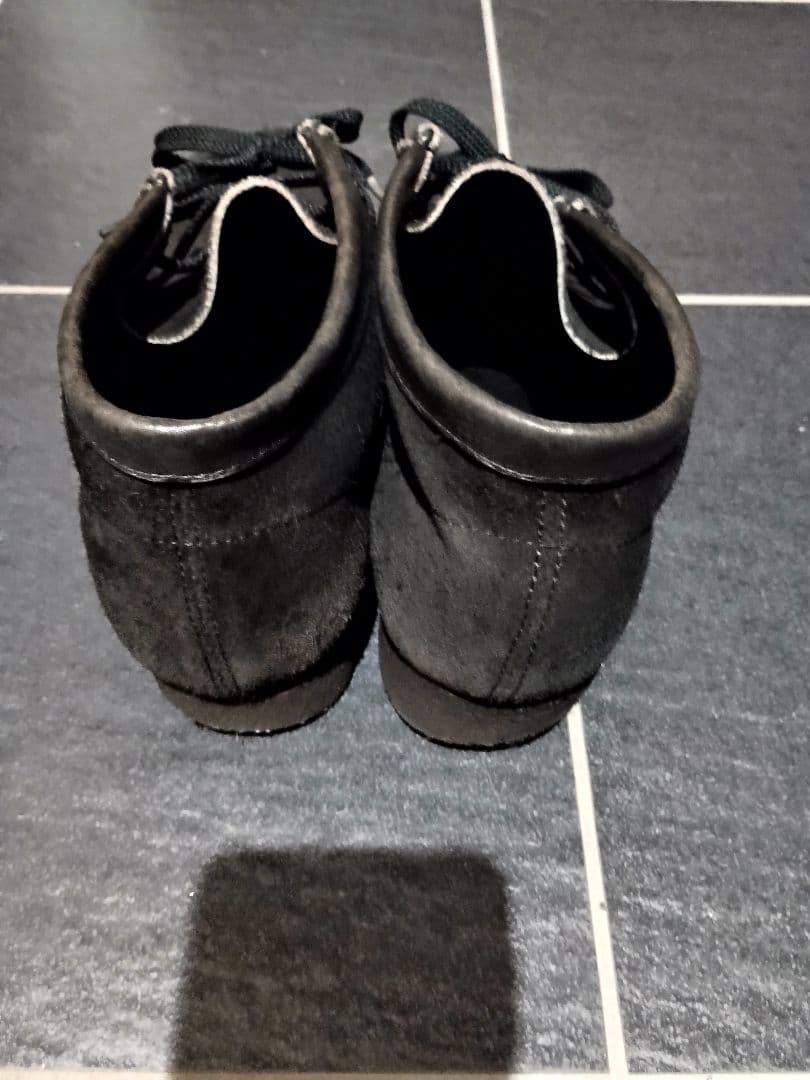 クラークス　ワラビーブーツ　ブラック　26cm